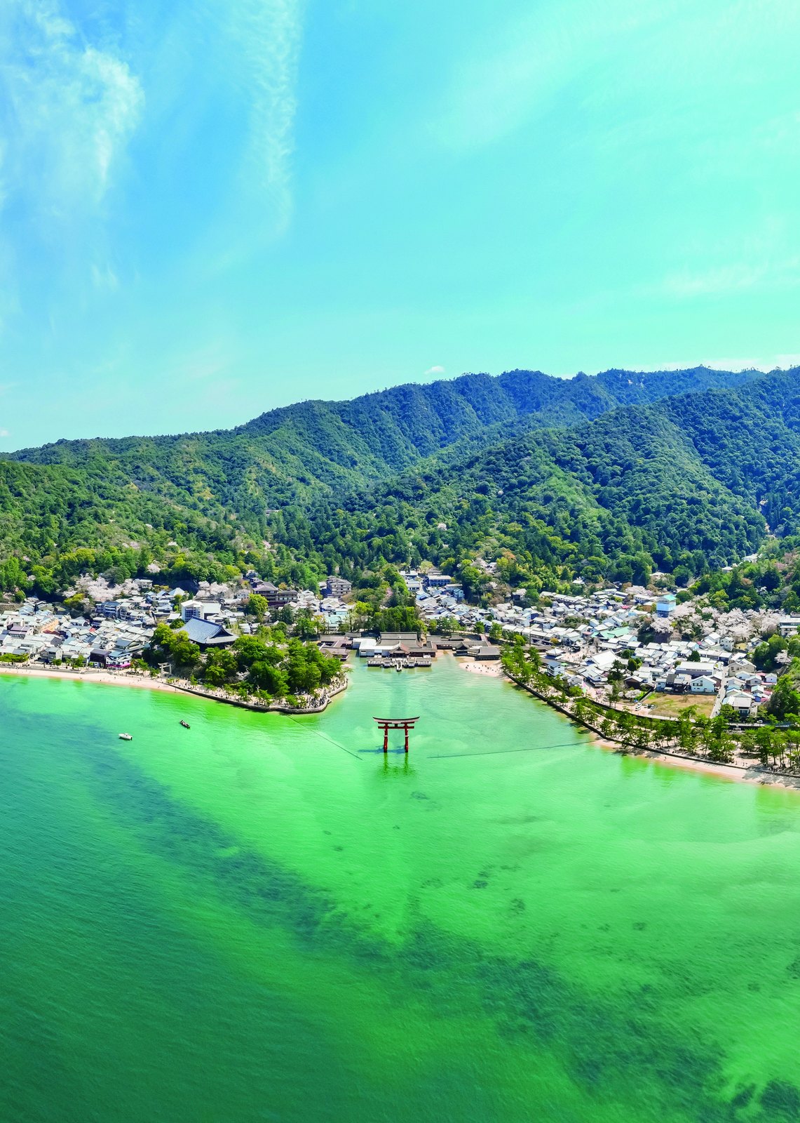 Miyajima from the air